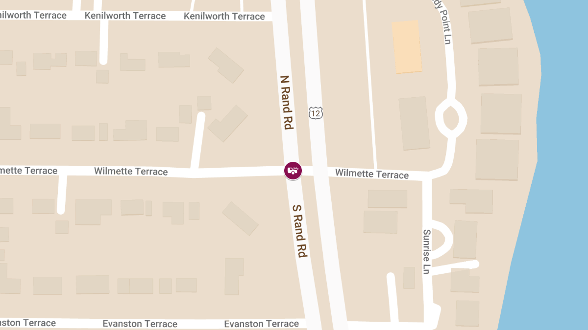 Crash With Injuries on Rand Rd & Wilmette Rd