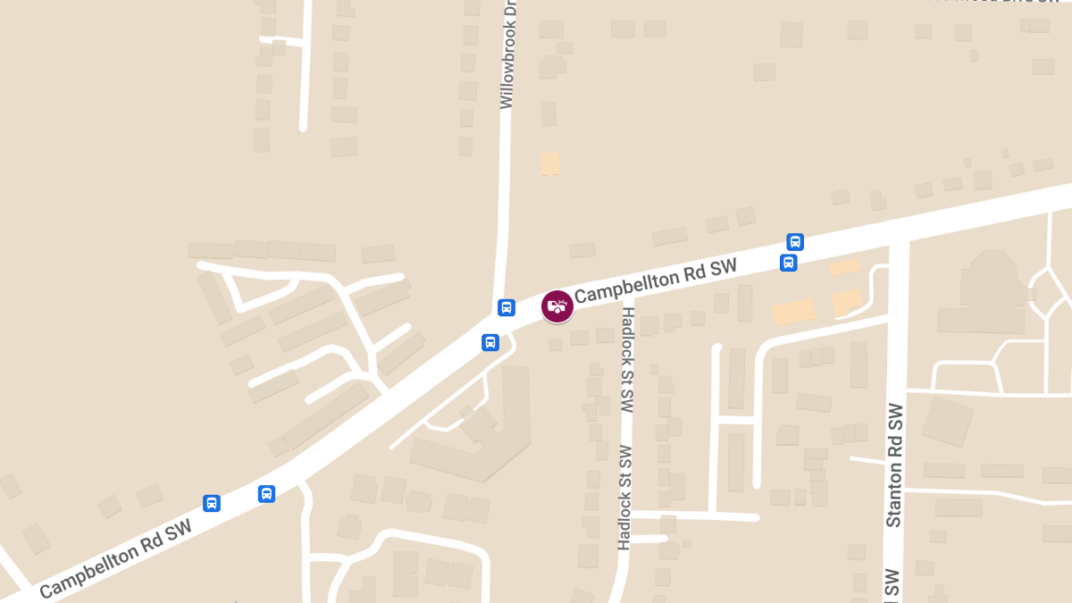 Crash at 1722 Campbellton Rd SW Results in Injuries