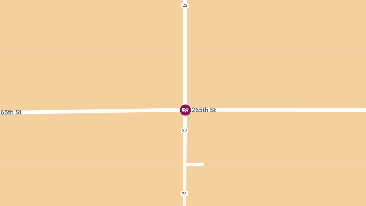 Crash at 265th St & County Rd 23 Causes Injuries