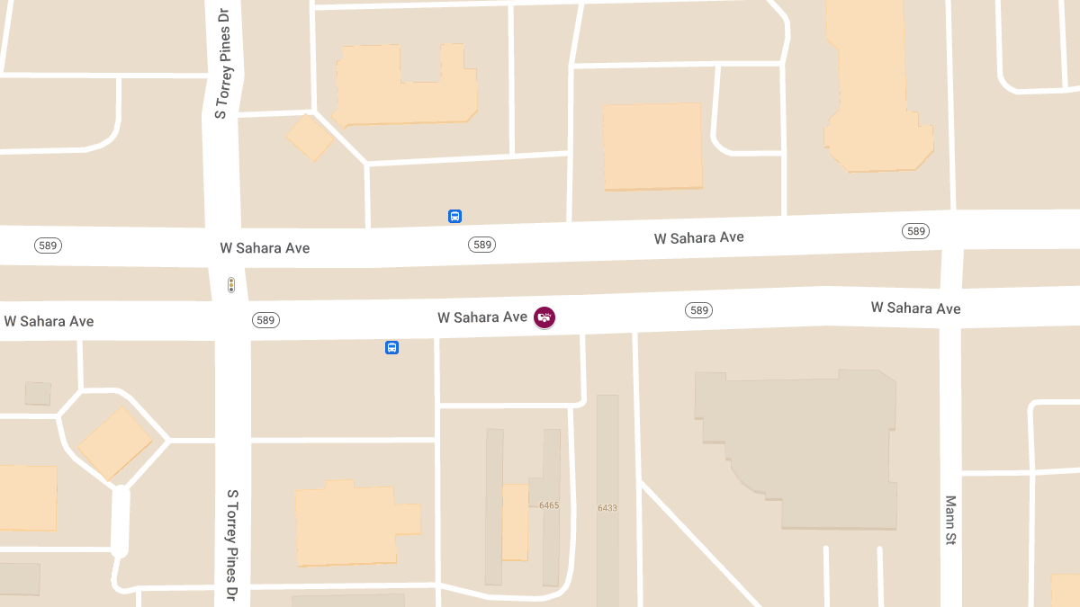 Crash at 6390 W Sahara Ave Leads to Injuries