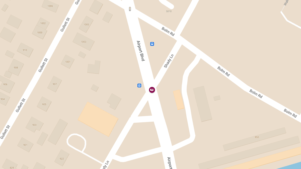 Crash at Airport Blvd & Shady Ln Leads to Injuries