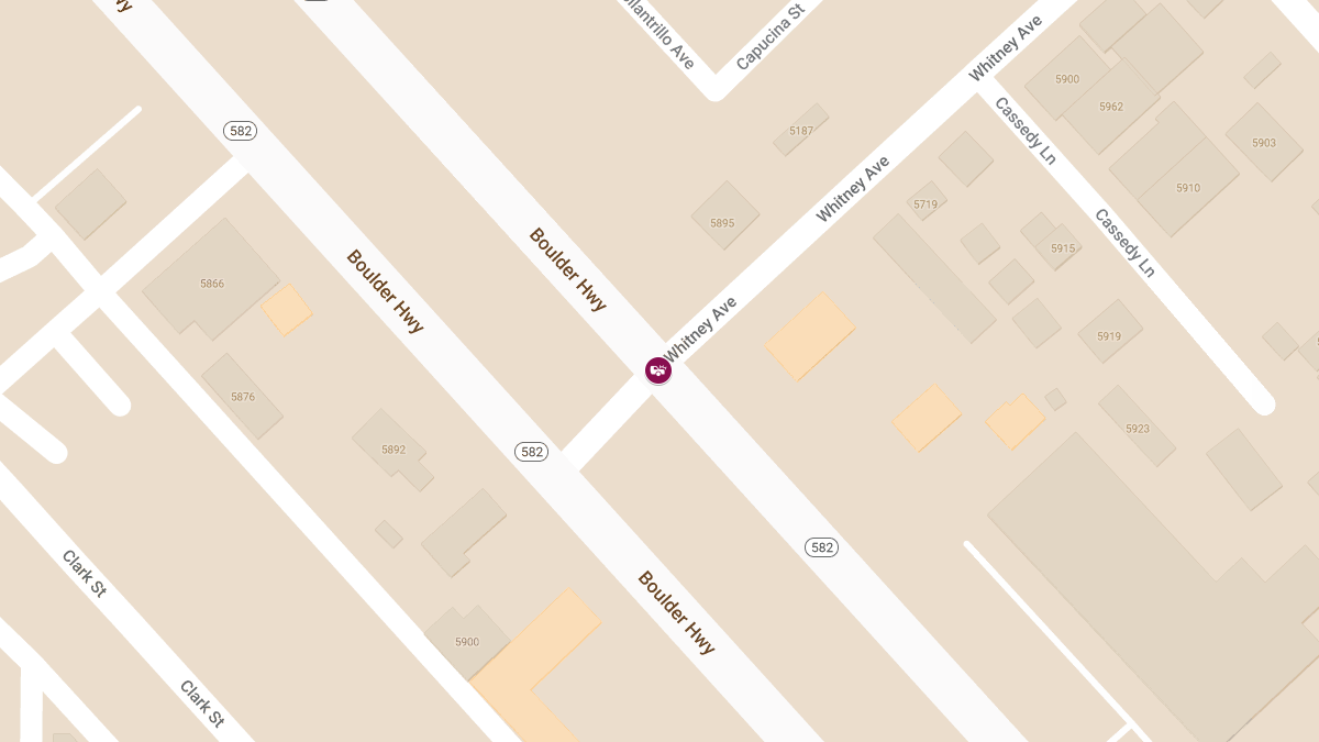 Crash at Boulder Hwy & Whitney Ave Results in Injuries