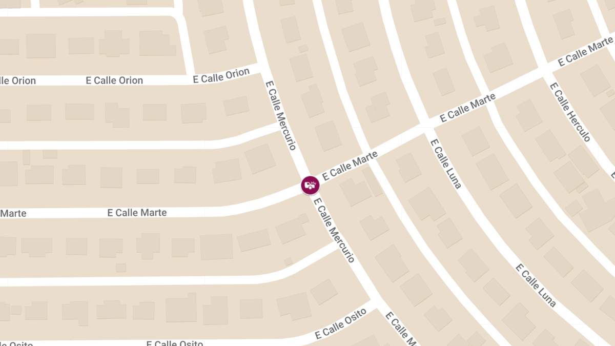 Crash at Calle Marte & Calle Mercurio