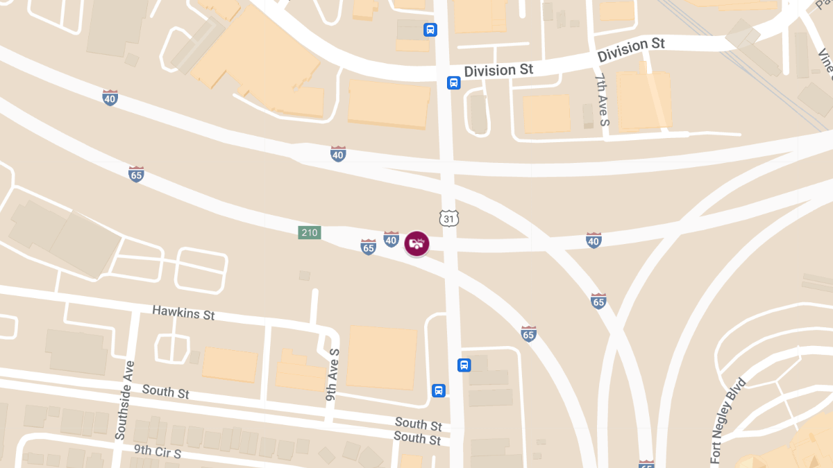 Crash at Exit 212 on I-40 W Near Hermitage Ave Causes Injuries