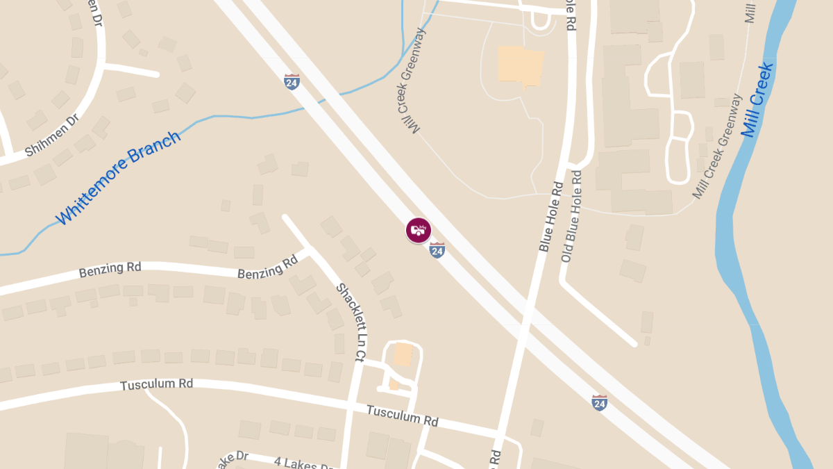 Crash at Exit 60 on I-24 West Near Tanger Outlets Causes Injuries