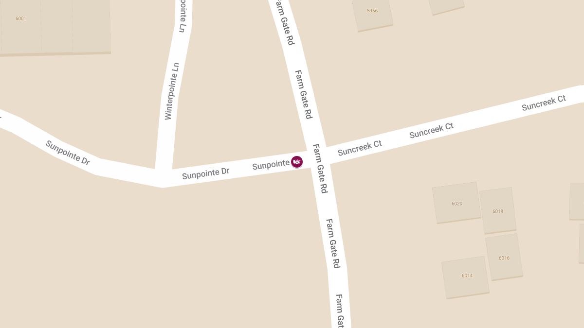 Crash at Farm Gate Rd & Sunpointe Dr Causes Injuries