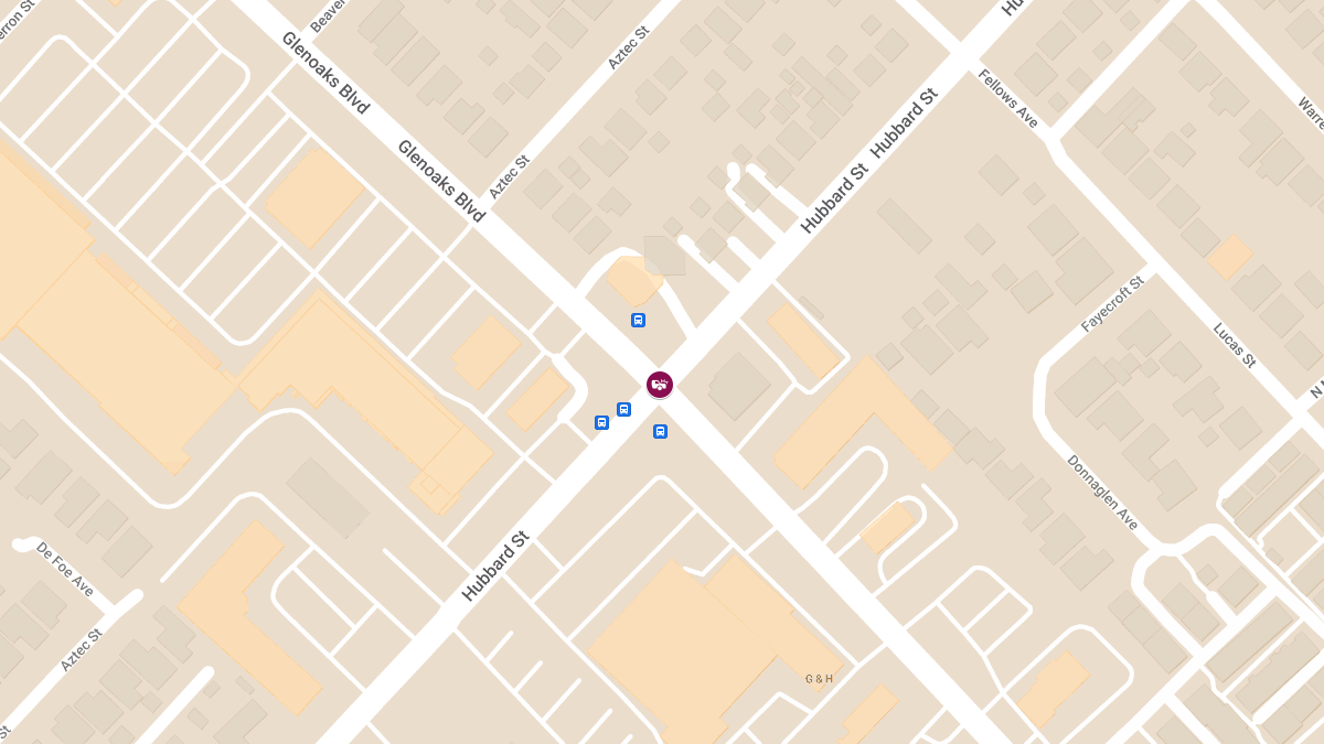 Crash at Hubbard St & Glenoaks Blvd Causes Injuries