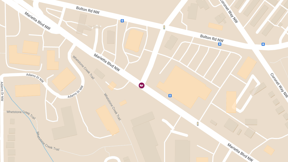 Crash at Marietta Blvd NW & Moores Mill Rd NW Results in Injuries