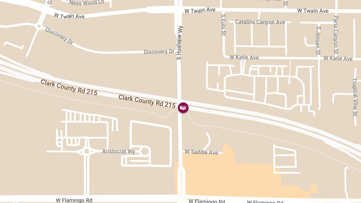 Crash at N Hualapai Way & CC-215 Leads to Injuries