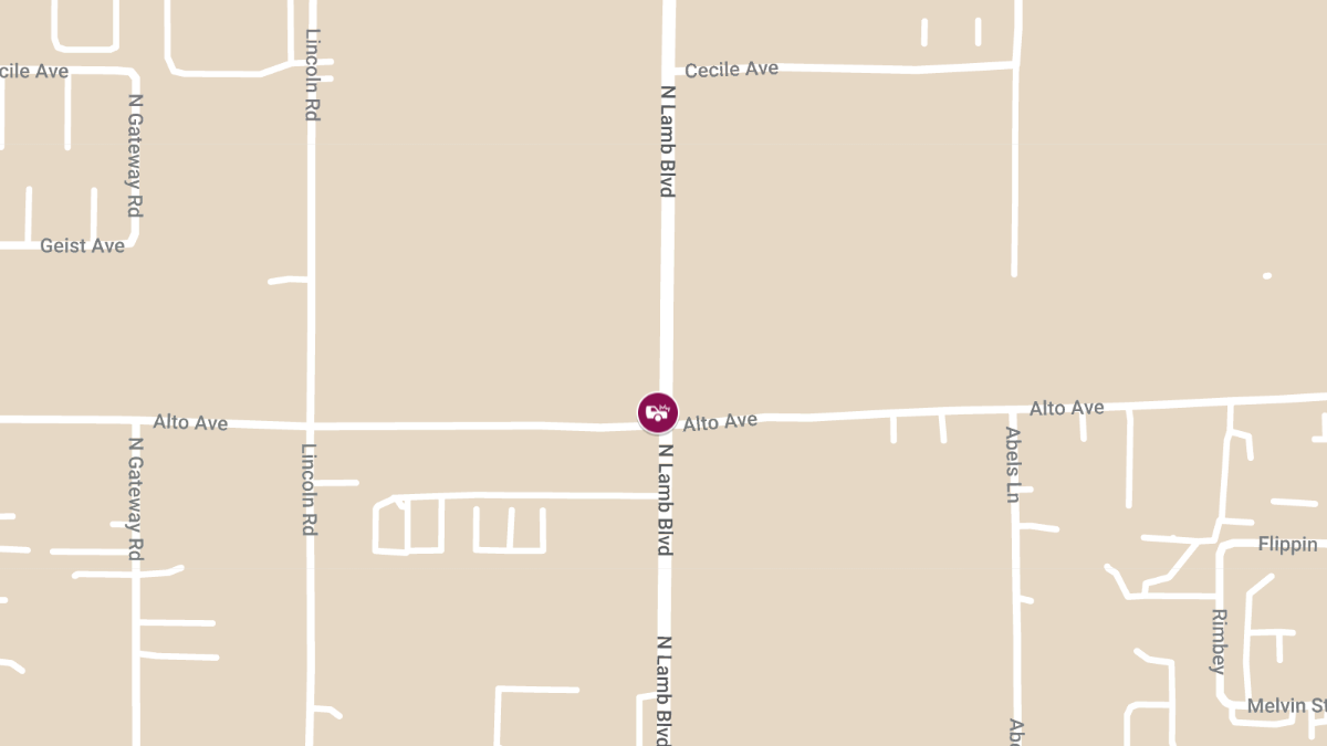 Crash at N Lamb Blvd & Alto Ave Leads to Injuries
