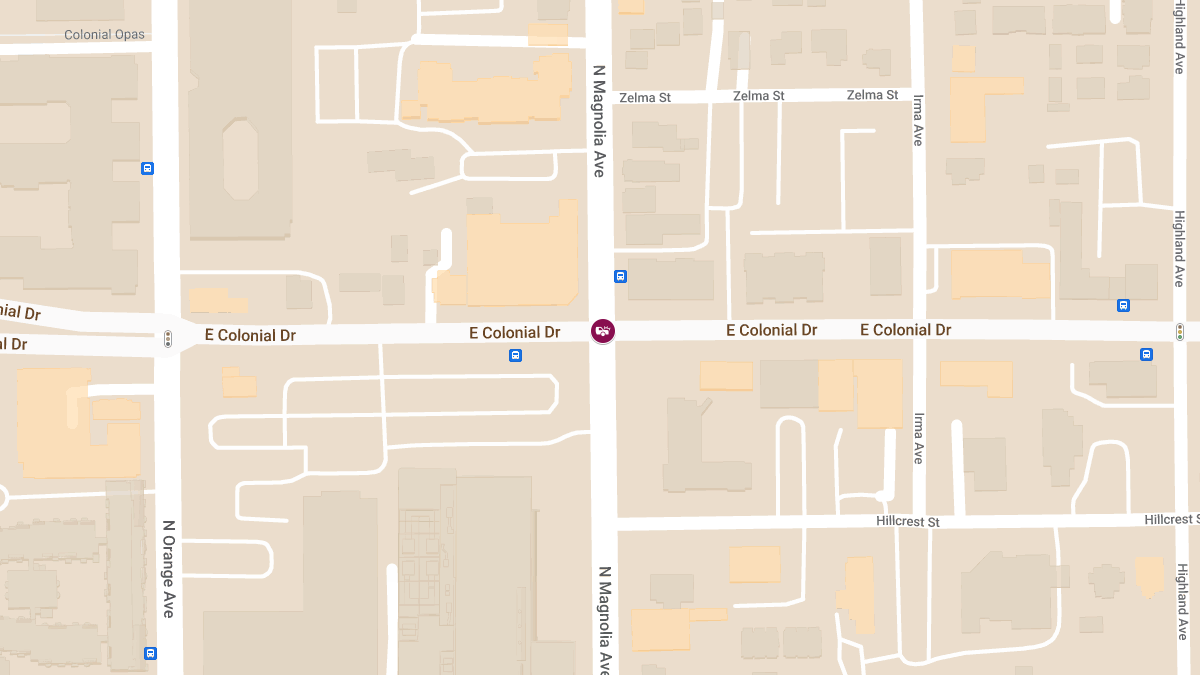 Crash at N Magnolia Ave & E Colonial Dr Causes Injuries