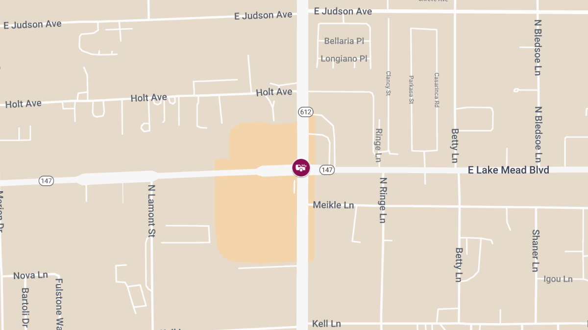 Crash at N Nellis Blvd & E Lake Mead Blvd Leads to Injuries