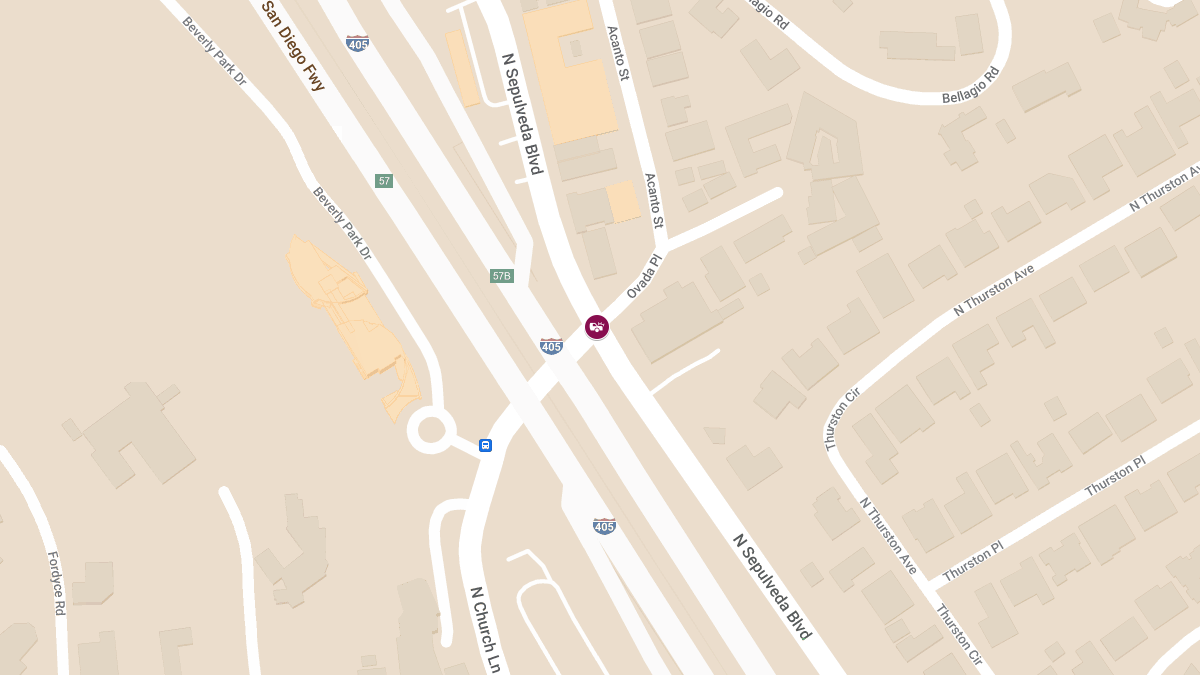 Crash at N Sepulveda Blvd & N Church Ln Leads to Injuries