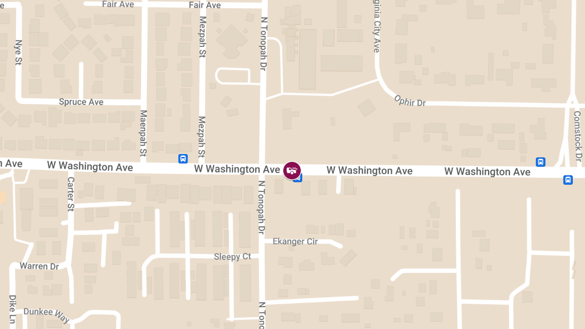 Crash at N Tonopah Dr & W Washington Ave Causes Injuries