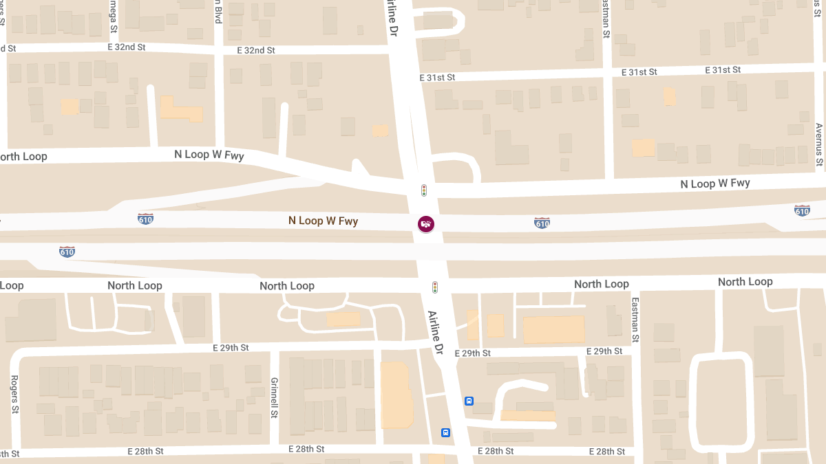 Crash at North Fwy & Airline Dr Causes Injuries