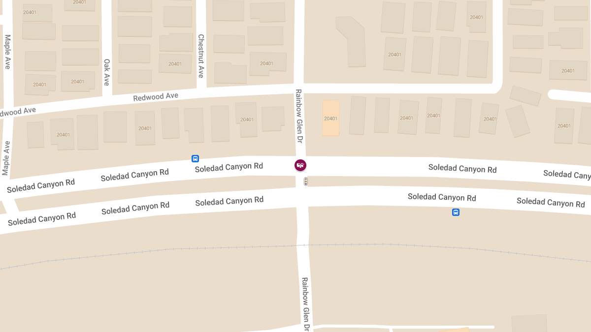 Crash at Rainbow Glen Dr & Soledad Canyon Rd Results in Injuries