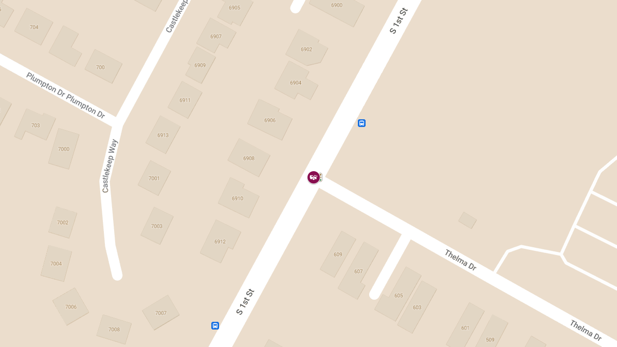 Crash at S 1st St & Thelma Dr Causes