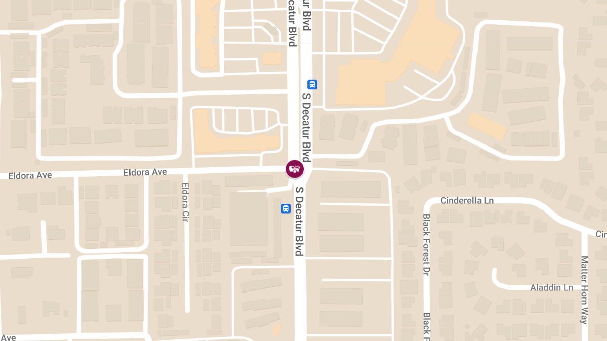 Crash at S Decatur Blvd & Eldora Ave Results in Injuries