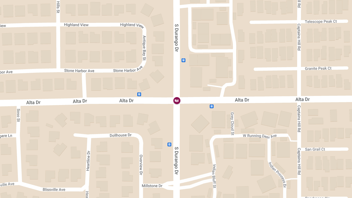 Crash at S Durango Dr & Alta Dr Causes Injuries