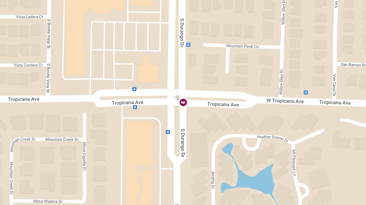 Crash at S Durango Dr & W Tropicana Ave Results in Injuries