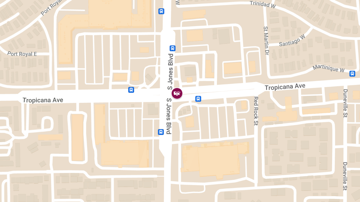 Crash at S Jones Blvd & W Tropicana Ave Causes Injuries