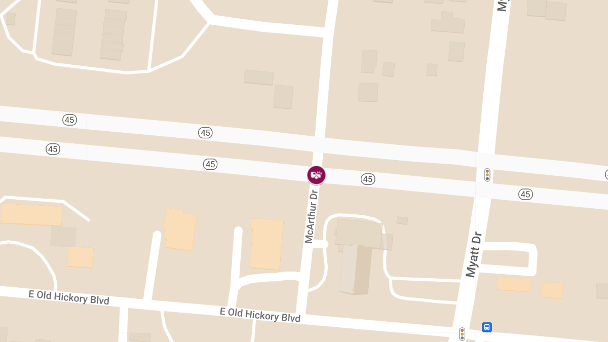 Crash at State Rt 45 & McArthur Dr Causes Injuries