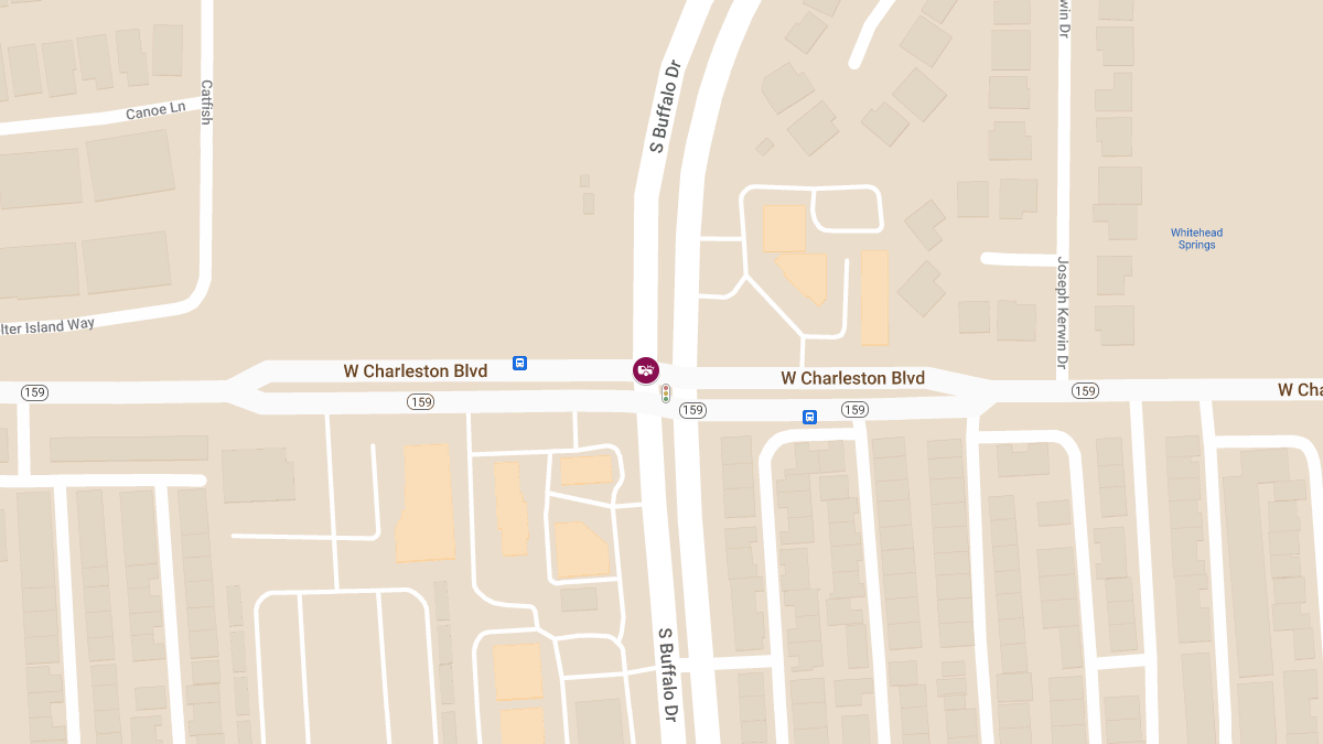 Crash at W Charleston Blvd & S Buffalo Dr Causes Injuries
