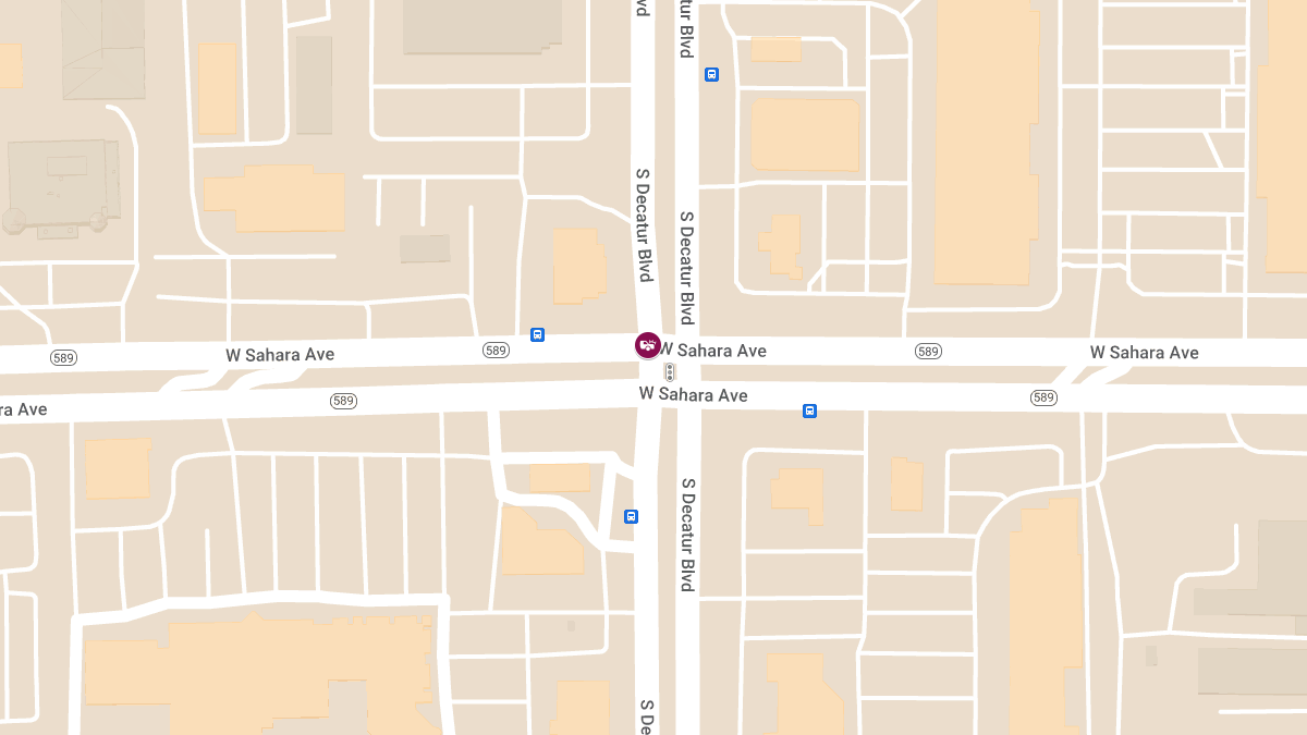 Crash at W Sahara Ave & S Decatur Blvd Results in Injuries