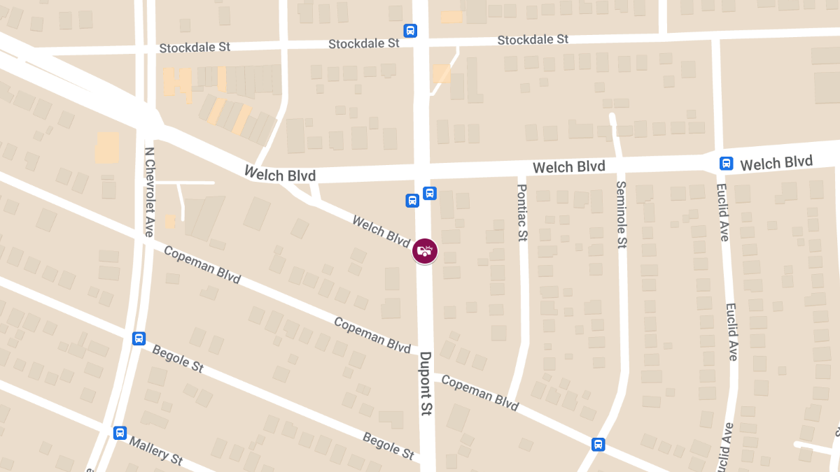 Crash at Welch Blvd & Dupont St, Injuries Reported