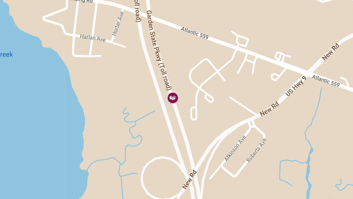 Crash on Garden State Parkway Northbound South of Great Egg Toll Plaza Causes Injuries