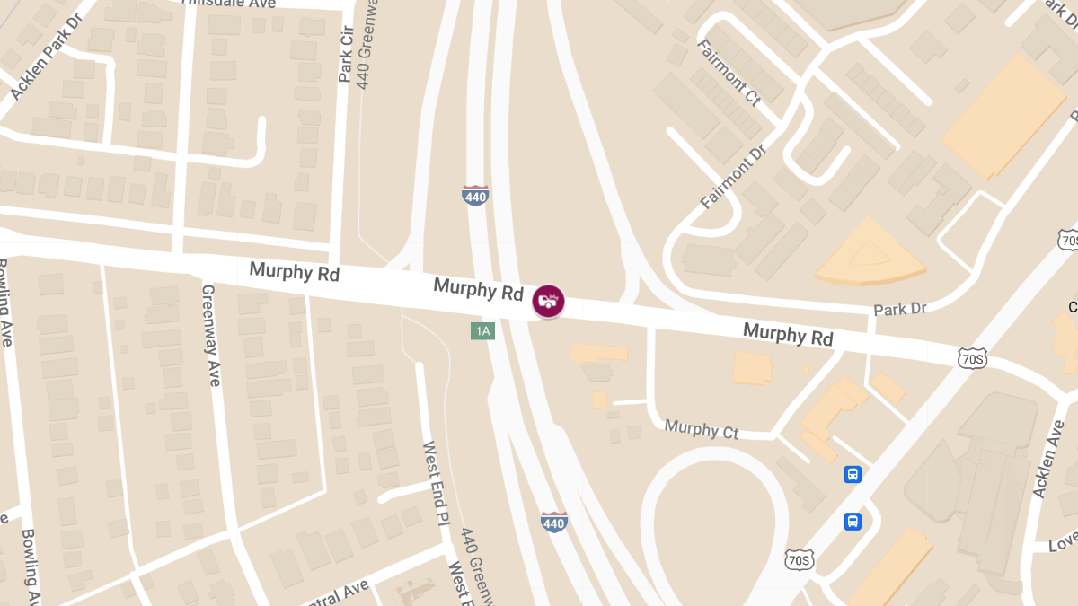 Crash on I-440 E near I-40 Split & Murphy Rd Causes Injuries
