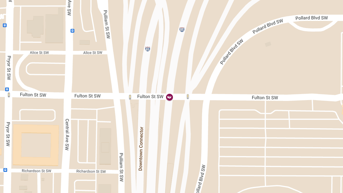 Crash on I-75 S Near Fulton St SW Leads to Injuries