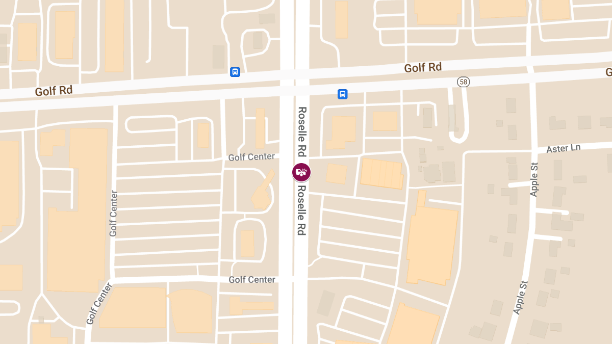 Crash on Roselle Rd South of Golf Rd Causes Injuries