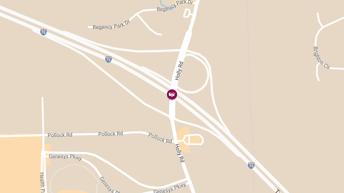 Crash on SB I-75 at Holly Rd Causes InjuryΒ