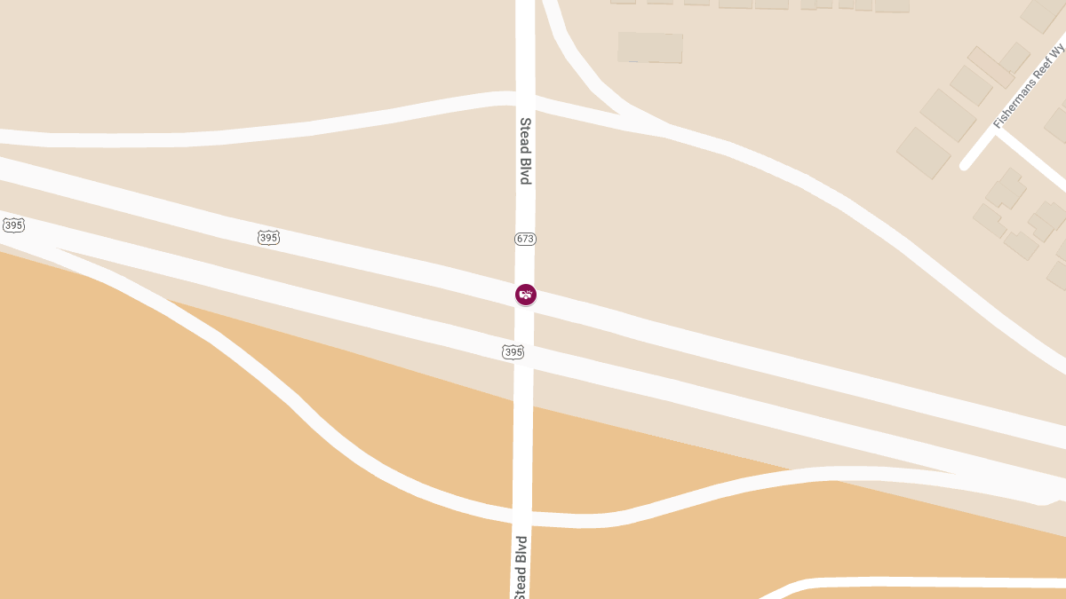 Crash on US-395 N at Stead Blvd Leads to Injuries