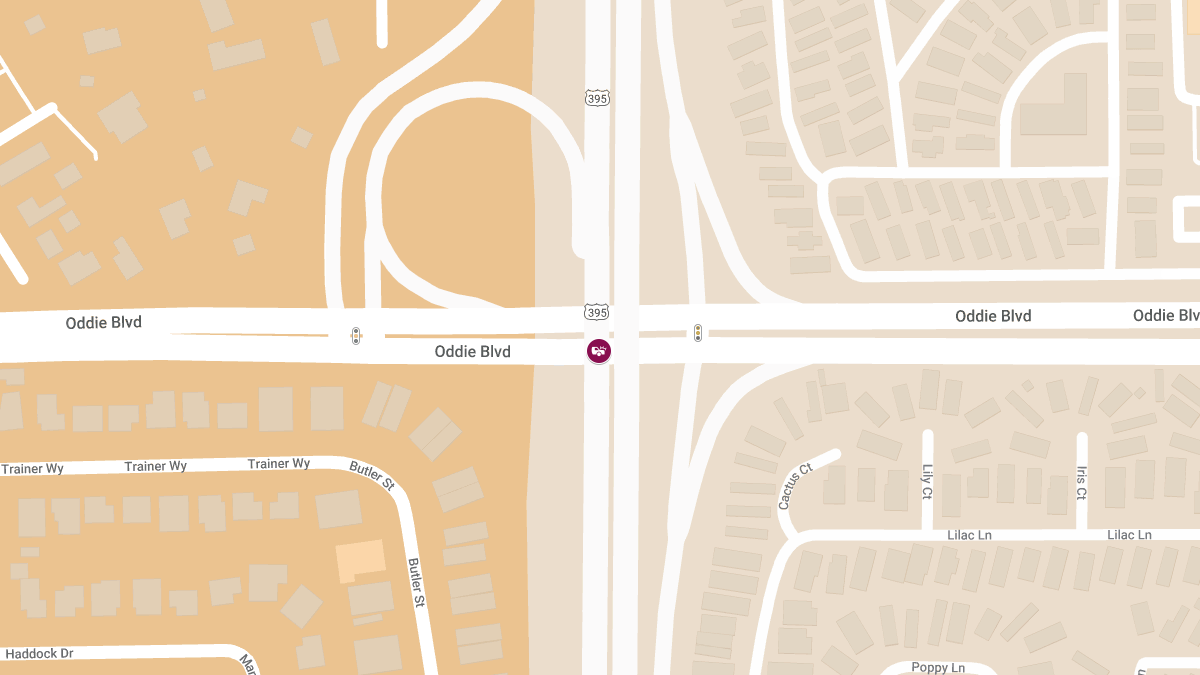 Crash on US-395 S at Oddie Blvd Leads to Injuries