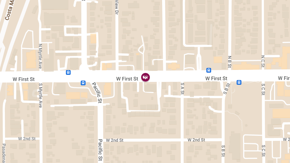 Crash on W First St Results in Injuries