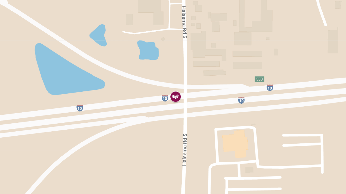 Crash wih Injuries Reported on I-10 EB at MM 357