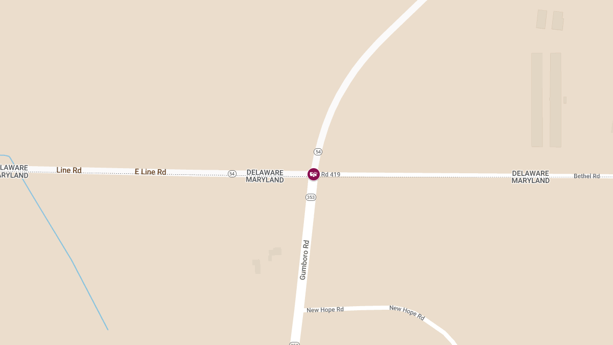 Crash with Entrapment Reported at Line Rd & Gumboro Rd