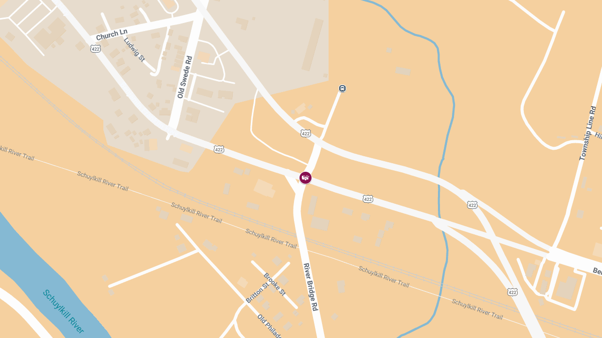 Crash with Entrapment at Benjamin Franklin Hwy & River Bridge Rd