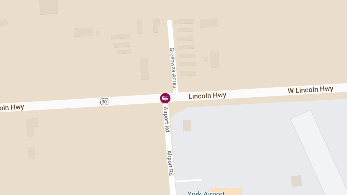 Crash with Entrapment at Lincoln Hwy & Airport Rd