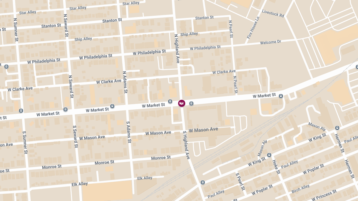 Crash with Entrapment at W Market St & Highland Ave