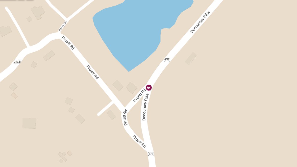 Crash with Entrapment on Decoursey Pike at Pruett Rd