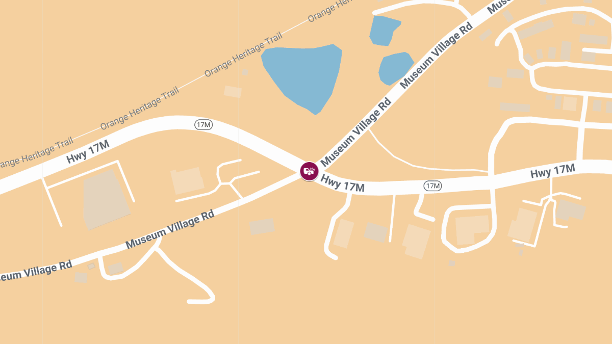 Crash with Entrapment on Rte 17M & Museum Village Rd