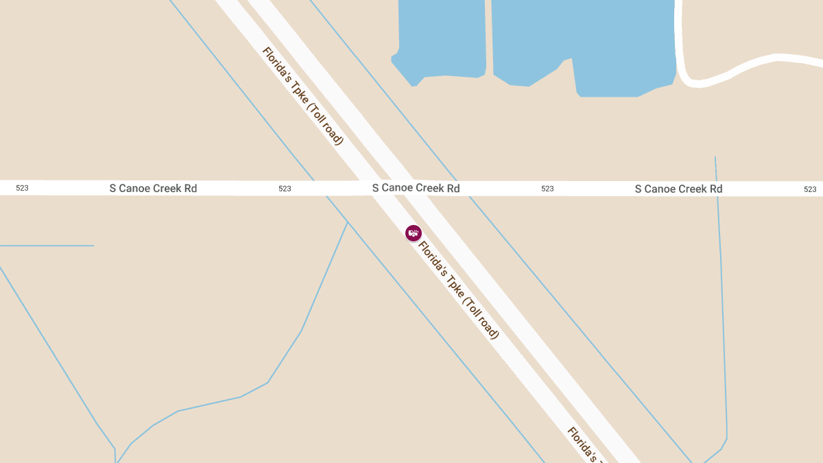 Crash with Injuries Blocks Right Lane on Florida’s Tpke at MM 80