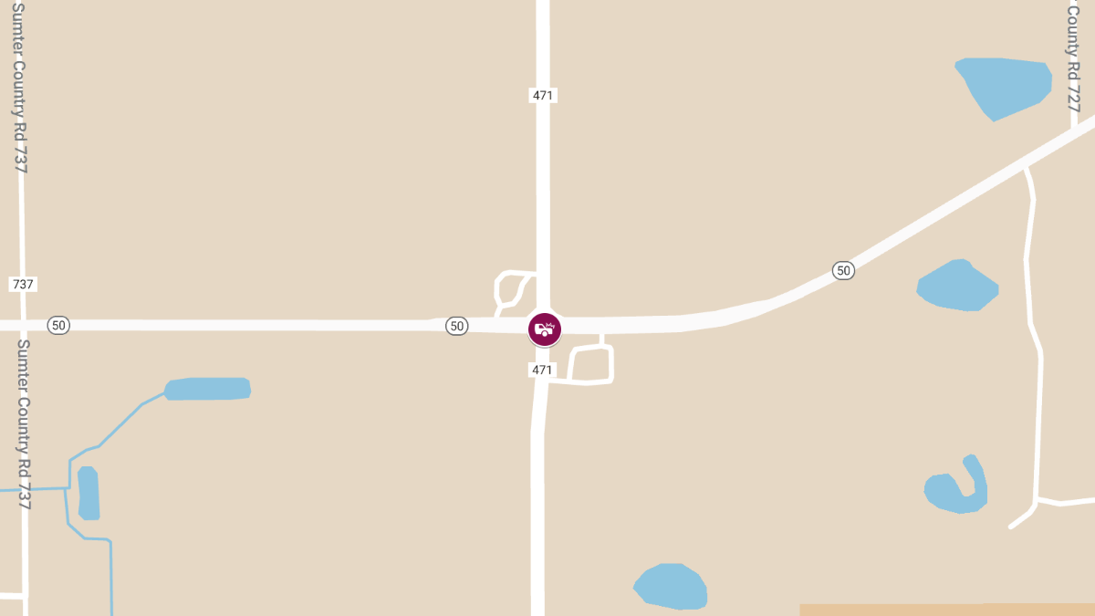 Crash with Injuries Causes Complete Roadblock at SR-471 & SR-50