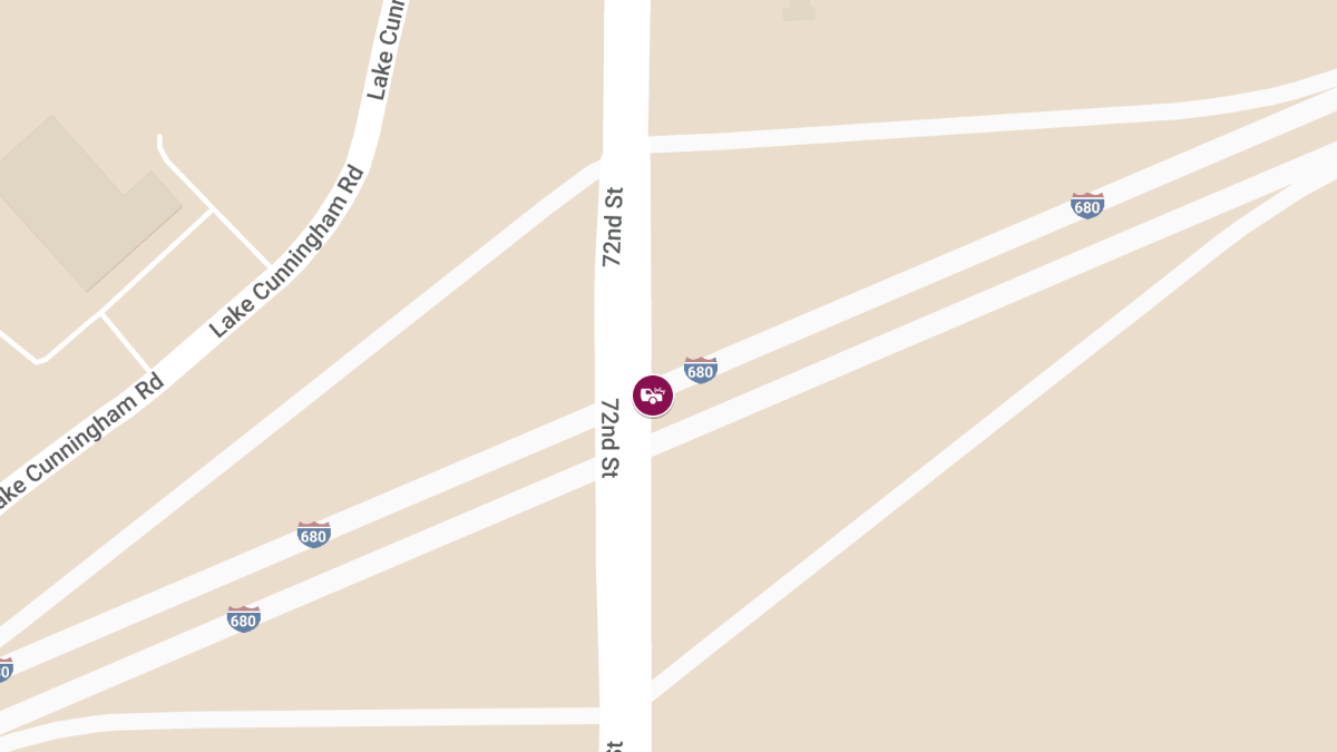 Crash with Injuries Near I-680 & 72nd St