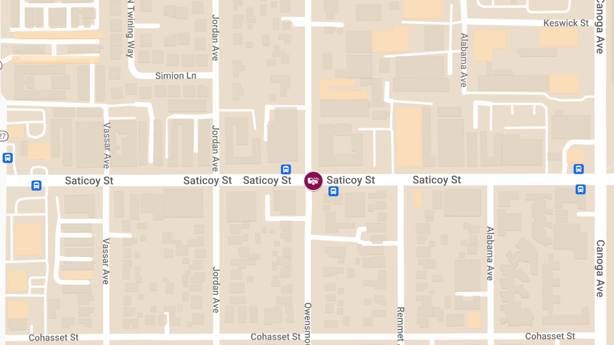 Crash with Injuries Reported at 21611 Saticoy St