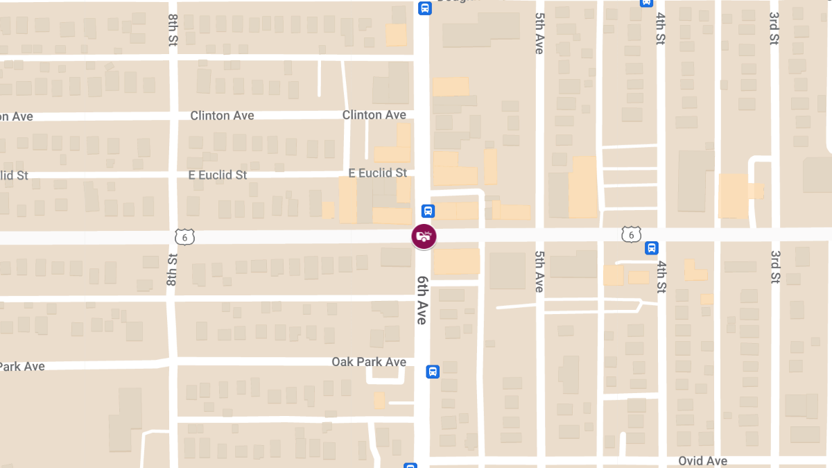 Tucson, AZ – Crash with Injuries Reported at 6th Ave & Euclid Ave