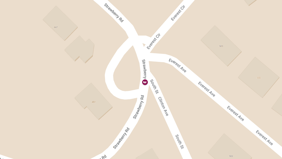 Crash with Injuries Reported at Clinton Ave & Strawberry Rd